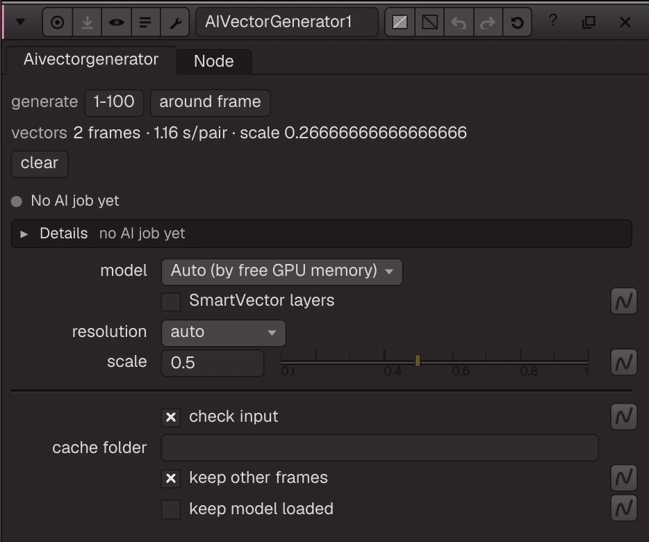 AIVectorGenerator properties