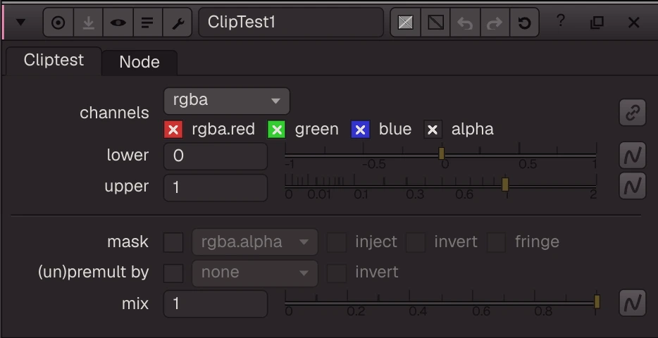 ClipTest properties