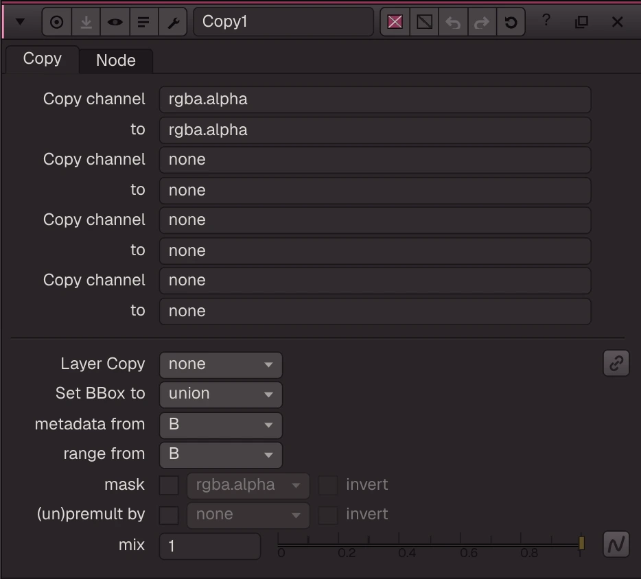 Copy properties
