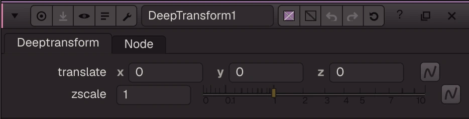 DeepTransform properties
