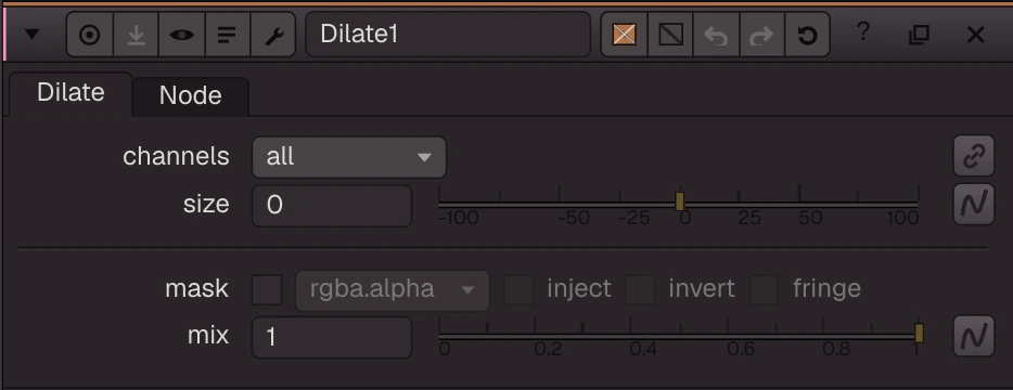 Dilate properties