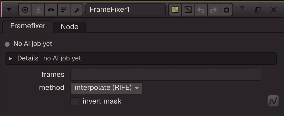 FrameFixer properties