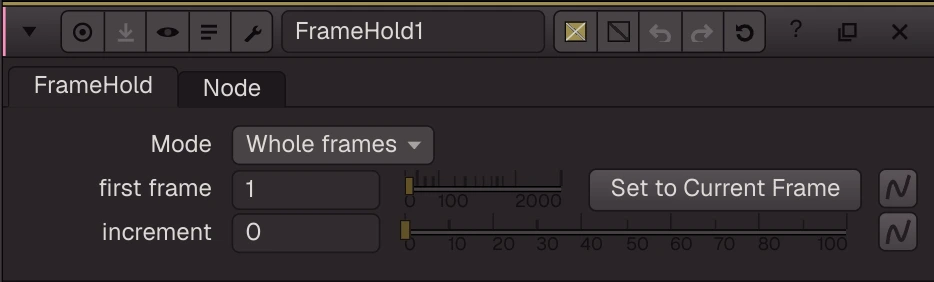 FrameHold properties