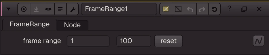 FrameRange properties