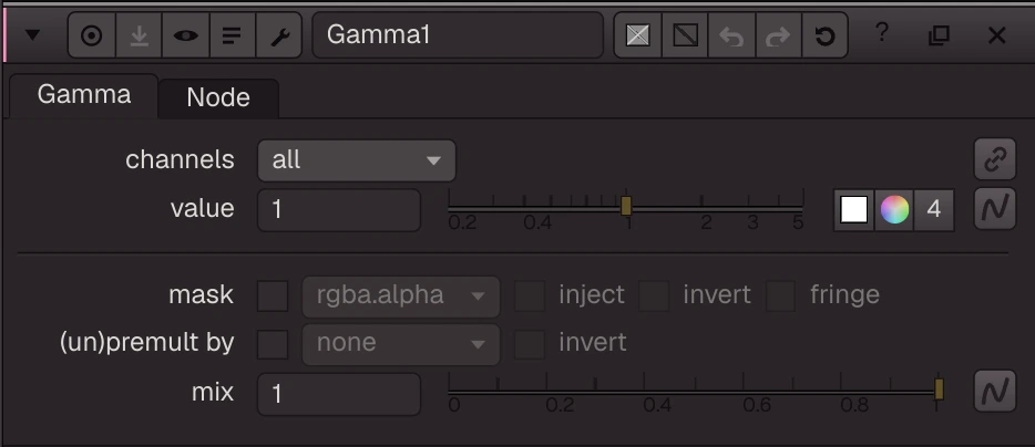 Gamma properties