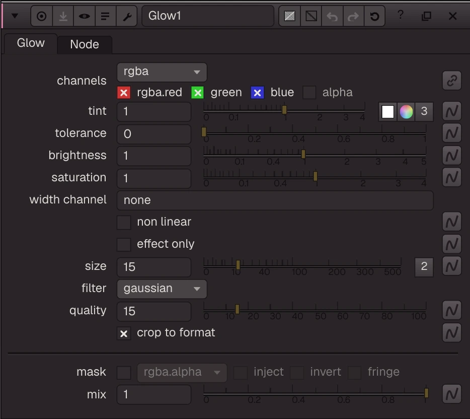 Glow2 properties