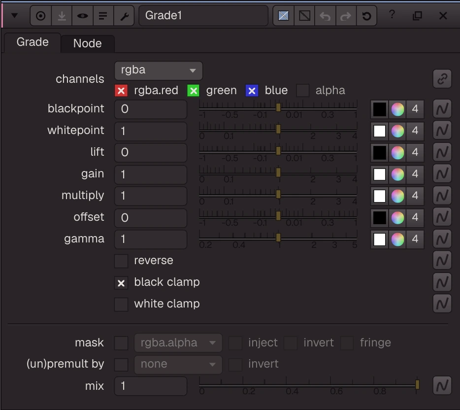 Grade properties