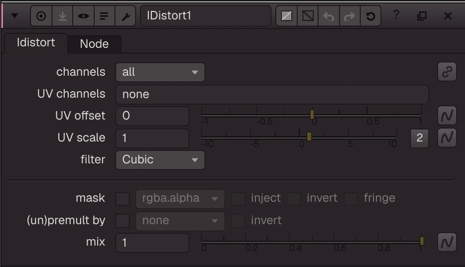 IDistort properties