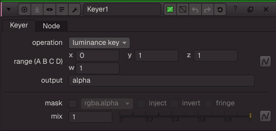 Keyer properties