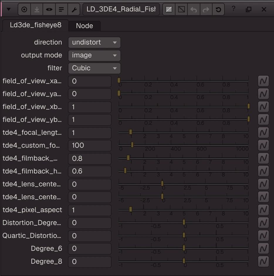LD_3DE4_Radial_Fisheye_Degree_8 properties
