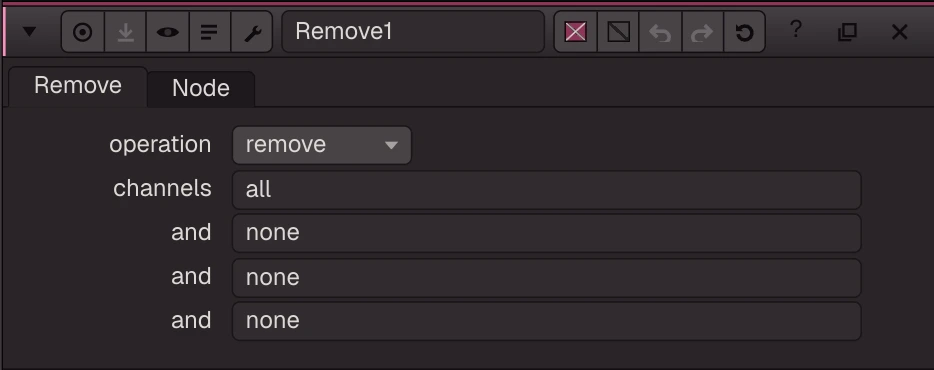 Remove properties