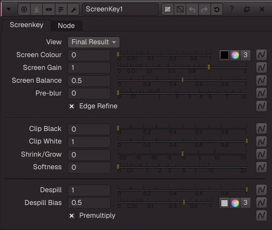 ScreenKey properties