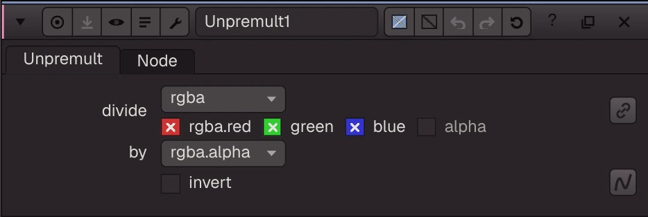 Unpremult properties